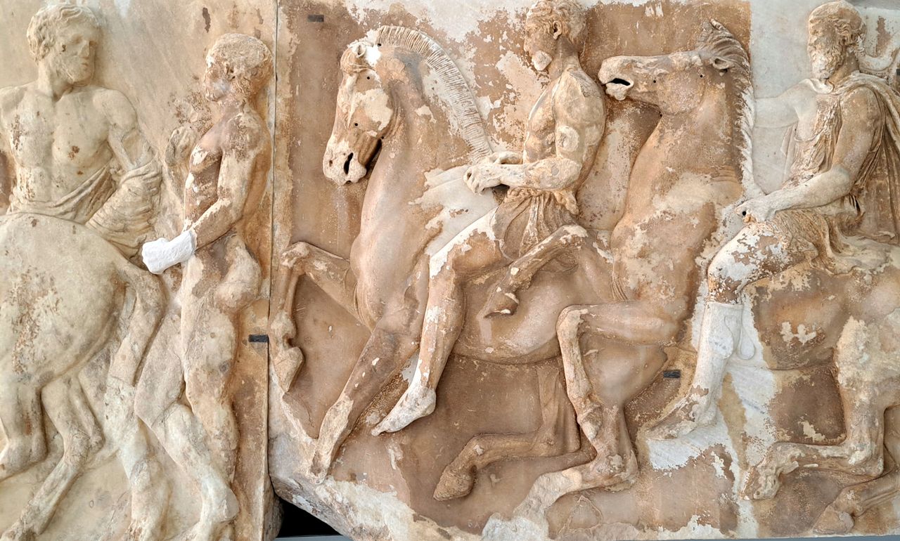 Parthenon marble frieze sculpture gallery