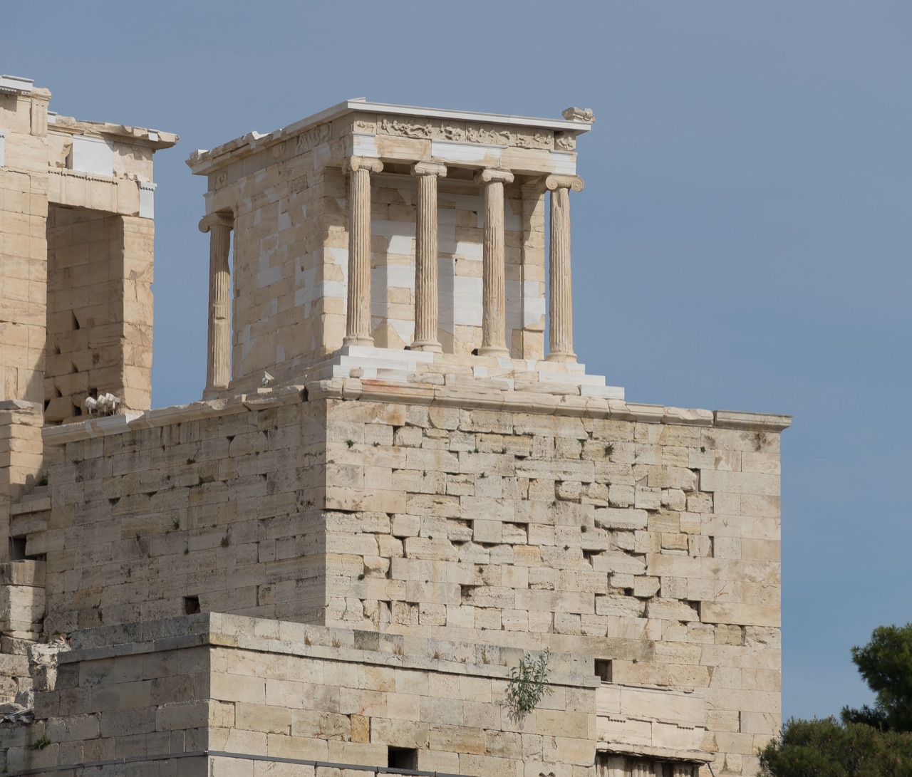 Temple of Athena Nike on its bastion, Acropolis of Athens