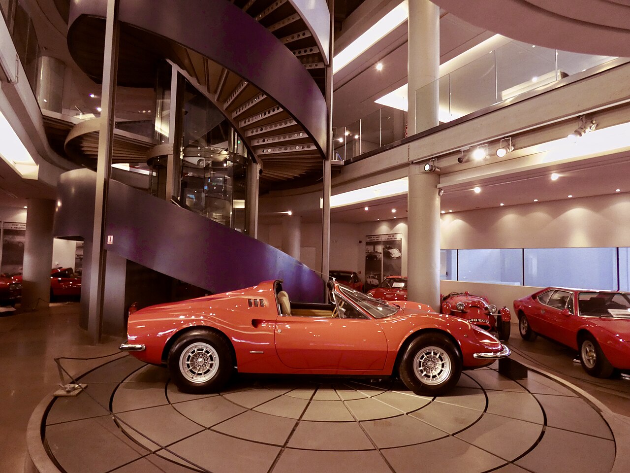 Vintage car collection on display, Hellenic Motor Museum
