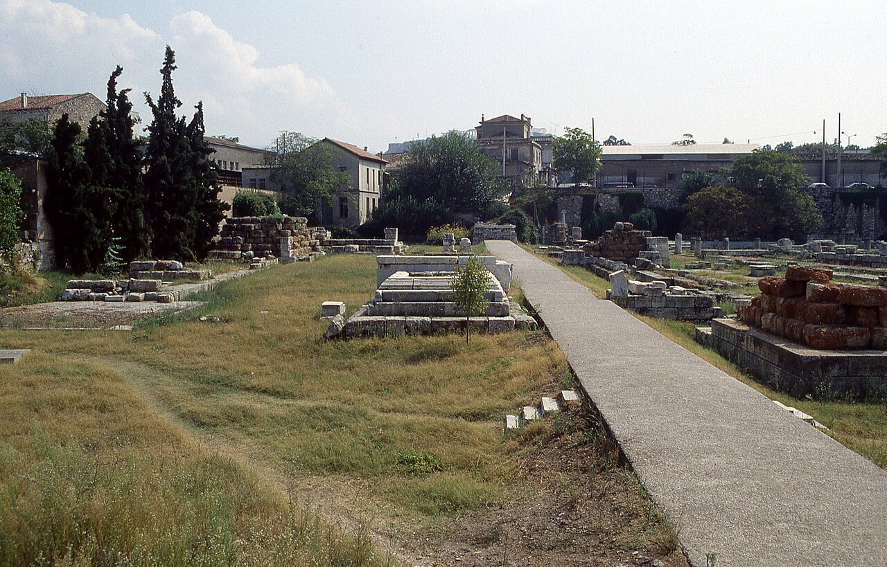 Dipylon Gate and the Themistoclean Wall ruins at Kerameikos