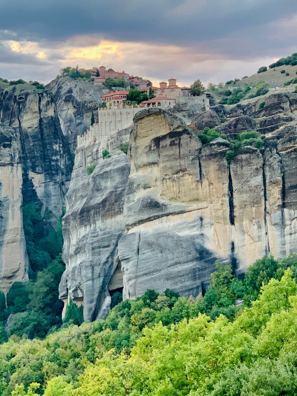 Meteora monasteries on rock pillars, Greece