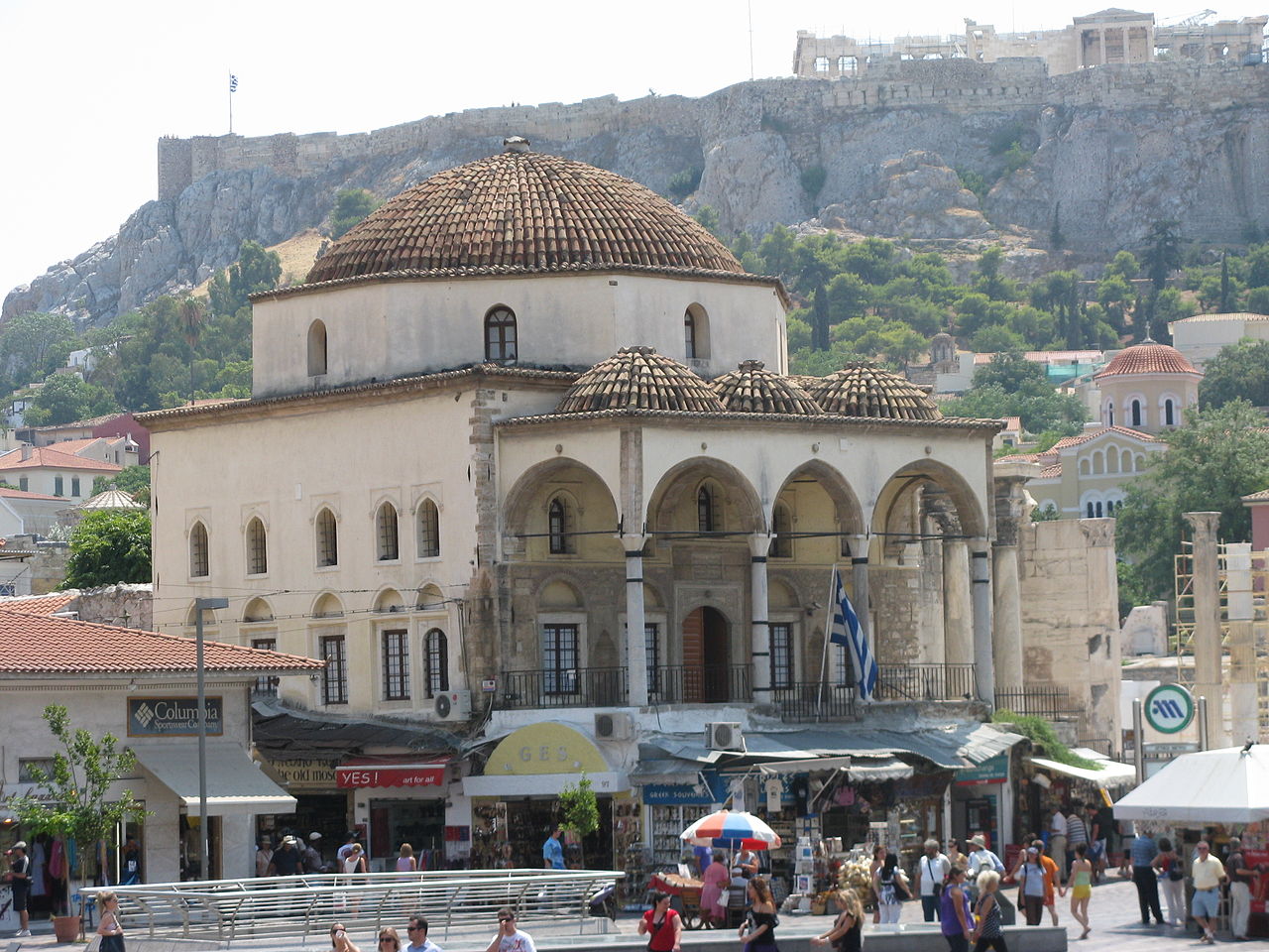 Tzisdarakis Mosque exterior, Monastiraki